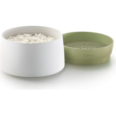 Lékué 200700 Container for Quinoa, Rice and Cereals in Minutes Green