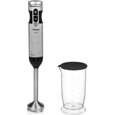 Tristar MX-4828 Hand Blender Removable Stainless Steel Bar 1000 Watt Silver Black