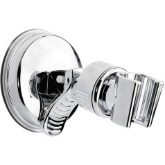 Shower Head Holder Suction Cup No Drilling Shower Head Holder Shower Holder Adjustable Shower Holder Bathroom Suction Cup with 360° Rotatable Shower Holder for Hand Shower Shower