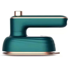 Portable Mini Steam Iron 180 Degree Folding Ironing Machine Travel Size Iron Micro Machines Fabric with Spray 20 Seconds Heating Support Dry and Wet Ironing (EU Plug)