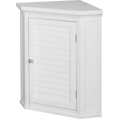 Teamson Home ELG-587 Bathroom Wall Cabinet, Wooden, White, 57.15 x 38.10 x 60.96 cm