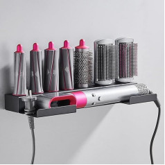 LIMITADA Wall Mount Holder for Airwrap, Curling Iron Holder, No Drilling, Hair Dryer Wall Mount for Airwrap, Storage Holder for with Adhesive for Home