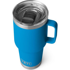YETI Rambler Travel Mug, Big Wave Blue, 30 oz