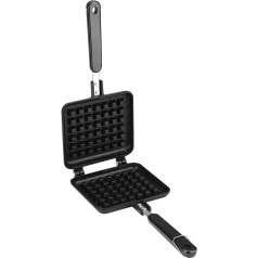 Waffle Iron, Household Kitchen Gas Non-Stick Traditional Waffle Iron Pan Shape Stove Belgium Waffle Mould Press Plate Cooking Baking Tool