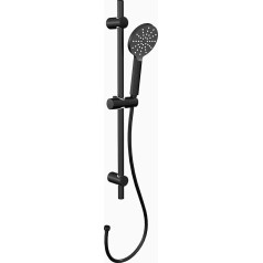 MARWELL Black Rainstar Hand Shower Set