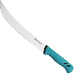YOUSUNLONG Cimeter Butcher Knife 10 Inch Curved Knife Stainless Steel with High Carbon Content and Flexible Blade Meat and Ham Cutter Butcher Meat Knife