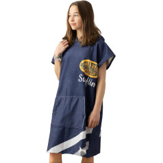 Bath poncho for children and teenagers, poncho towel for beach, swimming pool, surf poncho with hood, bathrobe for boys and girls