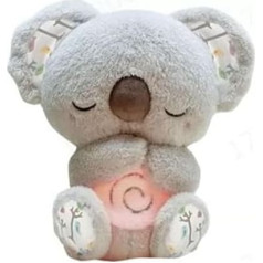 Relief Koala, 27 cm, Anxiety Relief, Koala Plush Toy, Baby Sound Machine, Soothing Cuddly Sensor Details with Music Lights and Breathing Motion Plush Toy