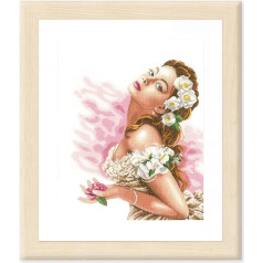 Counted Cross Stitch Kit: Lady of The Camellias (Aida,W), NA, 37 x 48cm