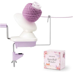 INMAKER Wool Roller, Purple Yarn Winder for Crochet Knitting Enthusiasts