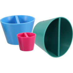 Sewroro 3 x Malkegel, Töpferkegel, Töpferei, Werkzeug, Fußbecher, Möbel, Blumentopf, Vasen, Behälter, Vasen, Ton, Töpferei-Set, Basteln, Töpferei, Becher, Kunststoff
