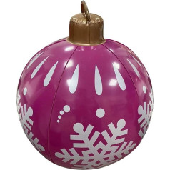 Christmas Decorations Christmas Inflatable Ball, 60 cm PVC Giant Inflatable Christmas Ball, Christmas Tree Bauble Christmas Baubles Christmas Tree Decoration Outdoor Decoration