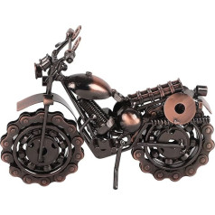 Handmade Ashtray Motorcycle Model Outdoor Ashtray with Lid for Cigarettes Iron Vintage Ashtray Sets Metal Ashtray Tin Retro Decoration for Patio Home Table Decor