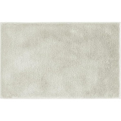 andiamo Florida Non-Slip Bath Mat, Bathroom Rug, Soft and Fluffy, Bath Mat, Non-Slip Washable Shower Mat, Bath Mat for Bathroom, 60 x 100 cm, Beige