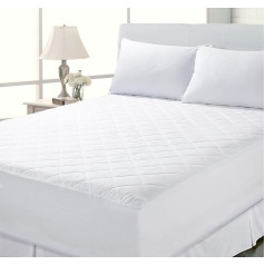 Quilted Mattress Protector Small Double Extra Deep 40cm Stretchy Edge Luxury Breathable Waterproof Mattress Protector 122 x 190 cm + 40 cm