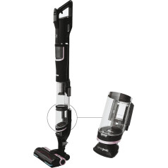 Hoover HFX Battery Vacuum Cleaner with Pet Hair Nozzle & LED, Vacuum up to 120 m², Cordless Vacuum Cleaner with Corner Genie™ for Cleaning Corners and Edges I with Anti-Twist Against Tangled Hair