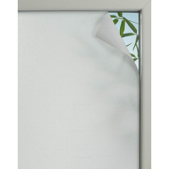 GARDINIA Textile 75 Static Window Film, Self-Adhesive, Opaque, Privacy Screen, Translucent, Static Adhesion without Adhesive, 90 x 150 cm