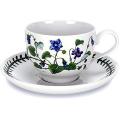 Portmeirion Botanic Garden Traditional Teacup, 0.2L, Various Motifs - Set of 6