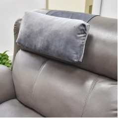 Headrest Ergonomic Pillow for Deck Chairs Armchair, Non-Slip Side Sleeper Support Pillow Made of Memory Foam Neck and Head Bath Pillow with Bag, Travel Pillow for Neck and Shoulder Pain