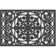 Rubber Outdoor Doormat, Rainproof Mat, Outdoor Doormat for Outdoor Use and Entrance