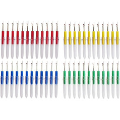 Ouyatoyu 48 Colourful Seam Rippers for Sewing Tool, Handy Stitch Separator, Hem Ripper, Sewing Tools for Opening, Removing Seams and Hems