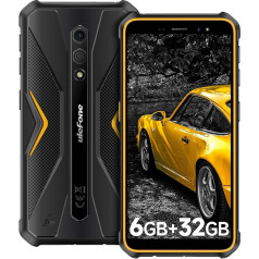 Ulefone Armor X12 Outdoor Smartphone Android 13 Go 6GB + 32GB/256GB SD 4860mAh 5.45 Inch HD+ 13MP + 8MP IP68 Robust Mobile Phone without Contract Construction Site Mobile Phone 4G Dual SIM NFC GPS 2