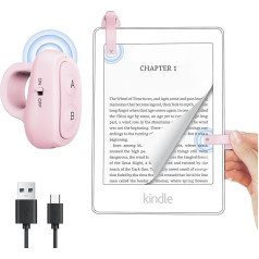 RF Remote Control Page Turner for Kindle Paperwhite Turner eReader: Camera Remote Shutter Release Kindle Clicker Page Turner for iPad Android Tablets Surface E-Book Reading Comics Accessories Pink