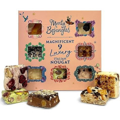 Monty Bojangles Magnificent 9 Nougat | Luxury Italian Nougat Assortment, 135g