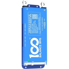 100BALANCE 150A Smart BMS with Active Balancer and Integrated Bluetooth APP/UART for Lithium Battery NCM/LFP/LTO Pack (BT+UART+CAN, 150A 8-17S)