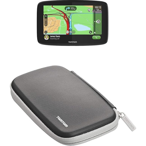 TomTom GO Essential (6 inch, Traffic, Speed Camera Warnings, EU Maps) & 6 Inch Protective Case