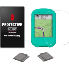 Chooee 4D Silicone Case for Garmin Edge 830 Black Red Orange Blue with Screen Protector