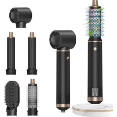 Hairstyler Set 5 in 1, Airstyler, 1000 W Multi-Maic Styler Professional Hairstyler, Hair Dryer, 30 mm Curling Iron, Hot Air Curler, for Hair Volume, Drying, Straightening, Curling