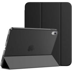 JETech Case for iPad (A16) 11th/10th Generation (2025/2022), Thin Stand Hard Back Cover Protective Case with Auto Sleep/Wake (Black)