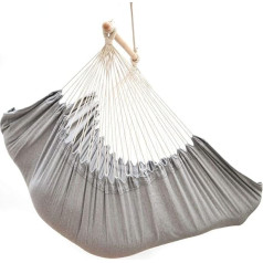 AMANKA XXL Lounger Hanging Chair with Side Compartment and Cushion 220 x 120 cm Outdoor Hammock up to 150 kg