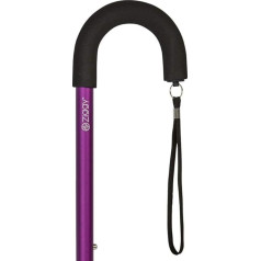 Ziggy Crook Adjustable Walking Stick Purple