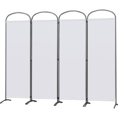 Angel Living Curved 3-Piece Screen Privacy for Balcony or as Room Divider 168 x 185 cm