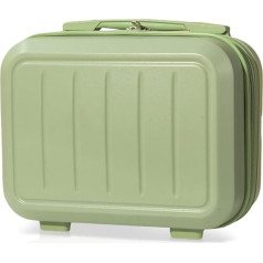 Balakaka Travel Beauty Case Makeup Travel Case Hard Case Material Hard Shell Cosmetic Organiser Bag with Elastic Band and Soft Handle Travel Bag for Toiletry Portable Mini ABS Carrying Suitcase,