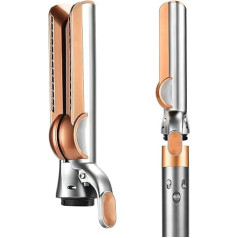 Hair Straightener Attachment for Dyson Airwrap, Airflow Technology without Heating Plates, Drying and Straightening in One Step, Reduces Heat Damage, Compatible with HS01/HS05/HS08, Copper