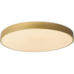 LUCIDE UNAR Ceiling Light Diameter 60 cm LED 3 StepDim 1 x 60 W 2700 K Matt Gold/Brass