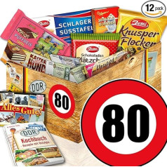Gift for 80th Birthday/Chocolate GDR/Gifts 80th Birthday Man