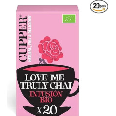 Infusion liebe mich wirklich Chai Cinnamon, Ginger, Clove Organic 20 Infusion Bags