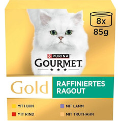 Gourmet Gold Cat Food, 12er Pack (12 x 8 tins à 85g)