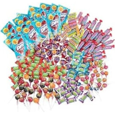 Chupa Chups Party Mix Sweets, 200 Pieces with Lollipops, Chewing Gums & Chew Sweets from Mentos and Center Shock, for Parties, Birthday & Christmas, 1930 g