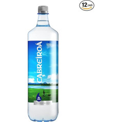 CABREIROA Natürliches Mineralwasser, Flasche 1,5, 150 cl, 12 Stück