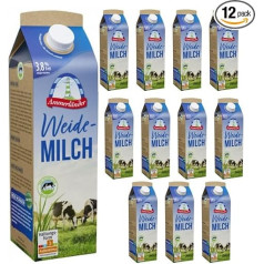 Ammerländer Pasture Milk 3.8% 1 Litre x 12 Pieces