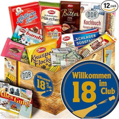 Wilkommen im Club 18 / DDR Chocolate Box / Birthday Gift