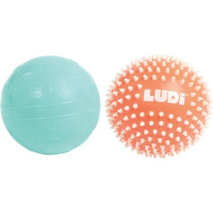 LUDI - 2 soft sensual balls for baby awakening - from 10 months