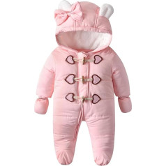 Snow Jumpsuit for Toddlers, Warm Winter Snowsuit for Babies, Warm Jumpsuit for Newborns, Winter Jumpsuit for Outdoor Use with Zip