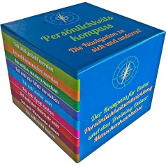 Personality Compass - Enneagram Edition: Learning Tool for Personality Development with Interactive Illustrations on Cardboard, 3.5 Inches, for Better Communication and Self-Reflection