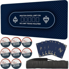 Elil Texas Hold'em Poker Table Mat, 70